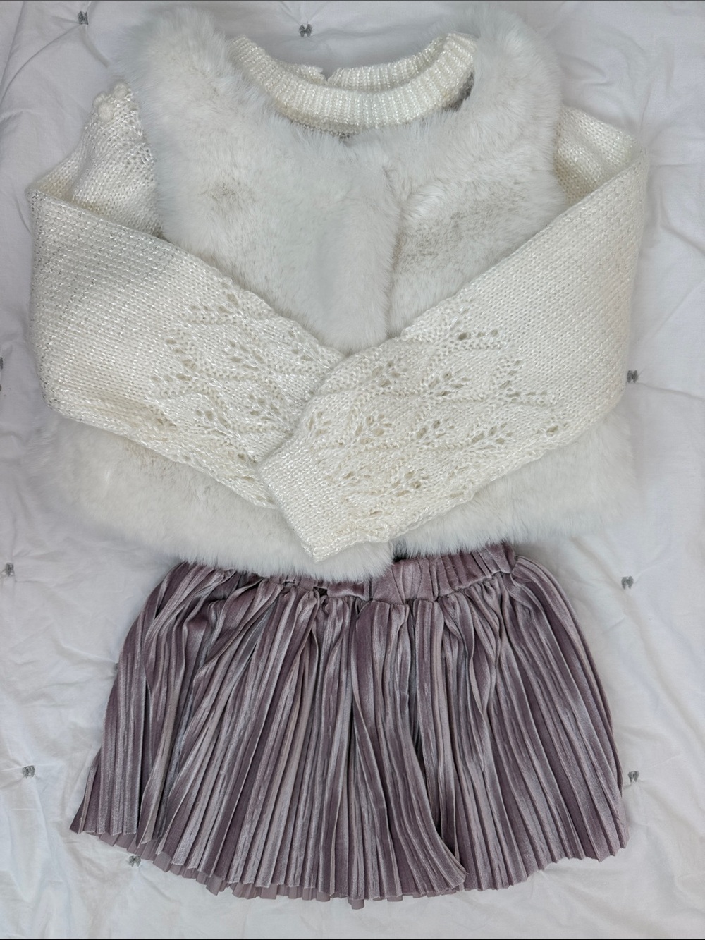 Rachel Zoe 3-Piece skirt, sweater and vest set 2T
